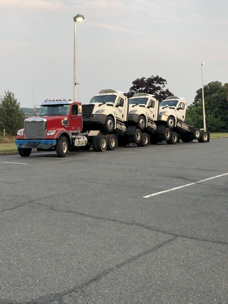 lowboy truck transport services, semi transport services